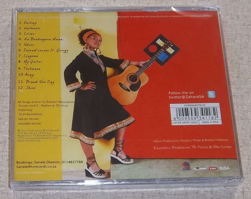 ZAHARA Loliwe SOUTH AFRICA Cat# CDTSR 0022