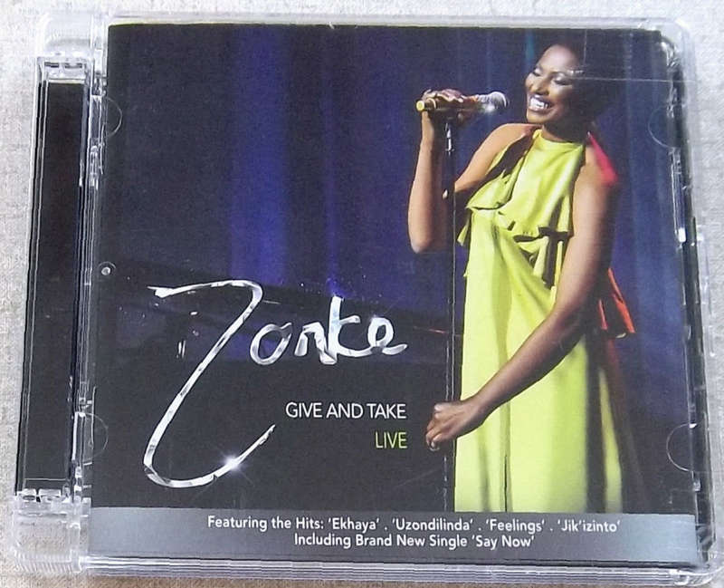 ZONKE Give and Take Live SOUTH AFRICA 2xCD Cat# CDSTEP144