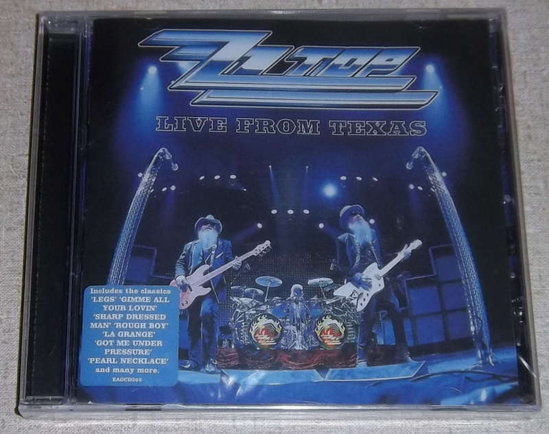 ZZ TOP Live in Texas SOUTH AFRICA Cat EAGCD 393 [EX]