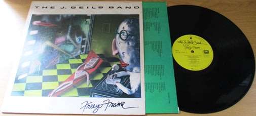 THE J. GEILS BAND Freeze Frame VINYL LP Record