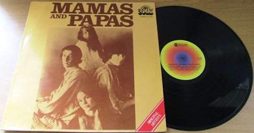 THE MAMAS AND PAPAS VINYL LP Record