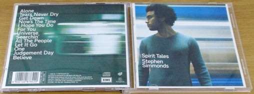 STEPHEN SIMMONDS Spirit Tales CD (SHELF Z Box 6]
