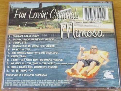 FUN LOVIN` CRIMINALS Mimosa CD