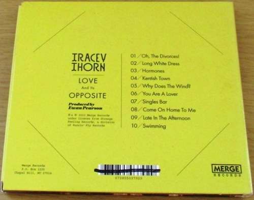 TRACY THORN Love and the Opposite CD