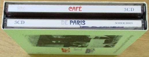 CAFE DE PARIS 3xCD Deluxe Edition featuring 60 French Cafe Songs BOX SET [Shelf V Box 3]