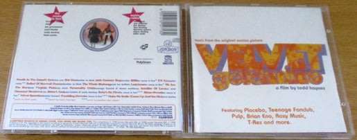 VELVET GOLDMINE O.S.T.  [Shelf V Box 4] Brian Eno Roxy Music Placebo T REX Pulp etc