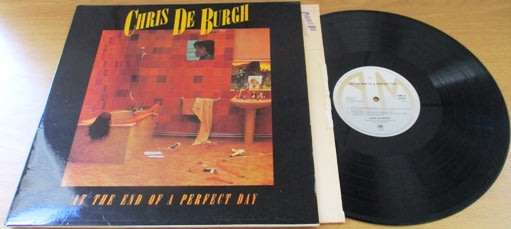 CHRIS DE BURGH At The End of a Perfect Day VINYL LP Record