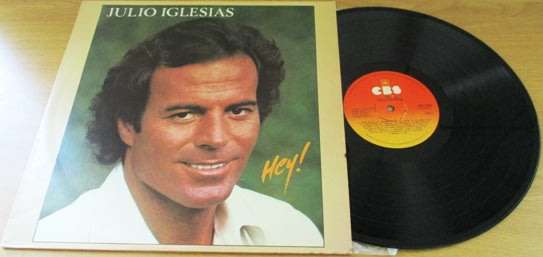 JULIO IGLESIAS Hey!  VINYL LP Record