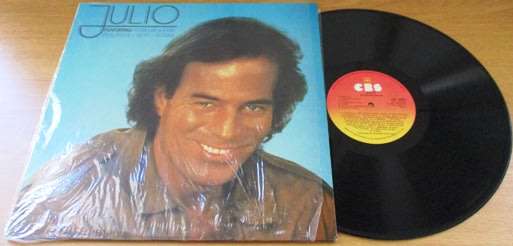 JULIO IGLESIAS Julio featuring Forever and Ever Feelings etc VINYL LP Record
