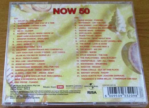 NOW THAT`S WHAT I CALL MUSIC 50 2xCD [Shelf V x 4]