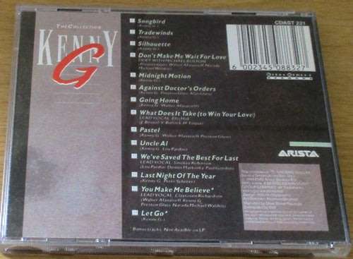 KENNY G The Collection CD [Shelf G x 25]