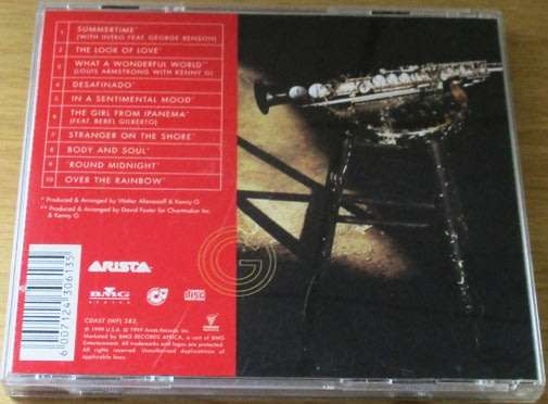 KENNY G In the Key of G CD [Shelf G x 25]
