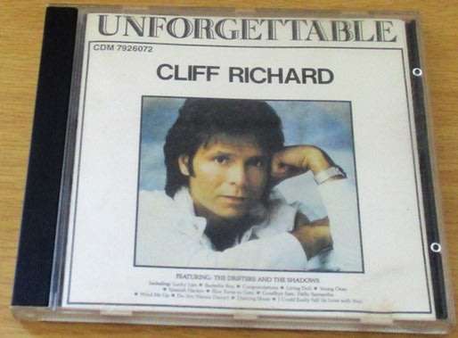 CLIFF RICHARD Unforgettable CD   [Shelf G x 25]