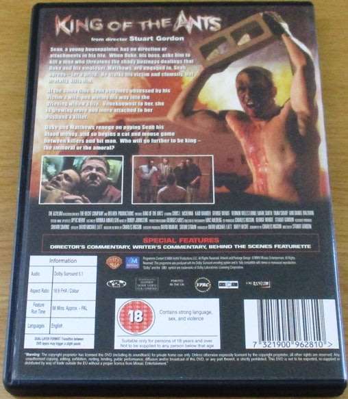 CULT FILM: King of the Ants DVD Daniel Baldwin