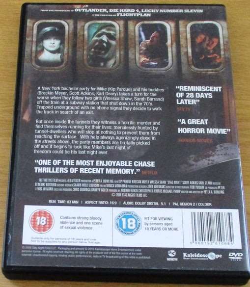 CULT FILM: Stag Night DVD