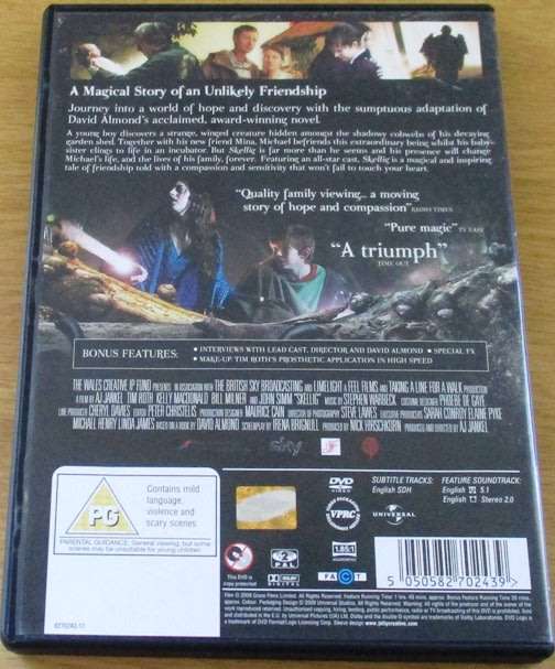 CULT FILM: Skellig DVD Tim Roth