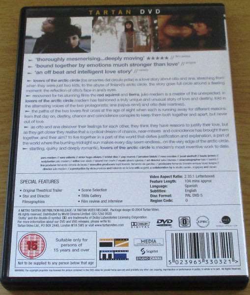 CULT FILM: Lovers of the Arctic Circle DVD