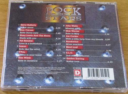 VARIOUS Rock with the Stars CD  [SHELF V BOX 4]