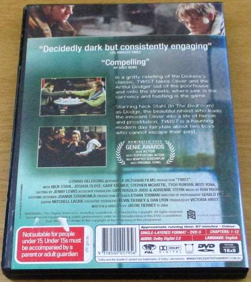CULT FILM: Twist  DVD