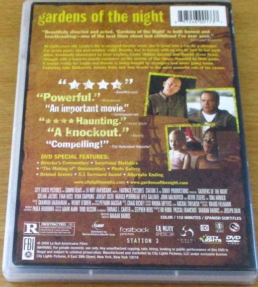 CULT FILM: Gardens of the Night DVD
