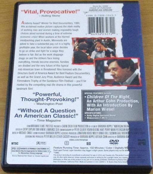 CULT FILM: American Dream DVD [DVD BOX 2]