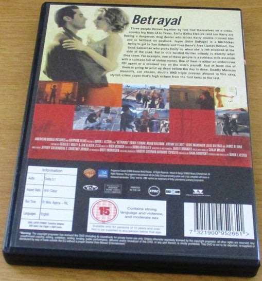 CULT FILM: Betrayal DVD [DVD BOX 2]