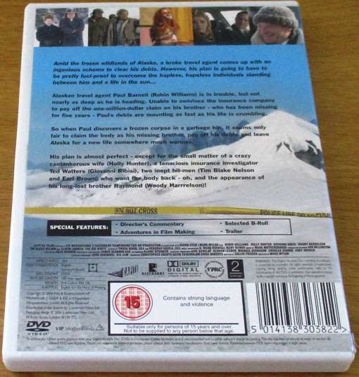 CULT FILM: The Big White DVD [DVD BOX 3] Robin Williams Woody Harrelson Holly Hunter