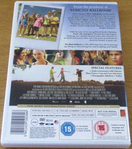 CULT FILM: The Black Balloon DVD [DVD BOX 3]