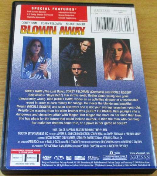 CULT FILM: Blown Away DVD [DVD BOX 3] Corey Haim Corey Feldman