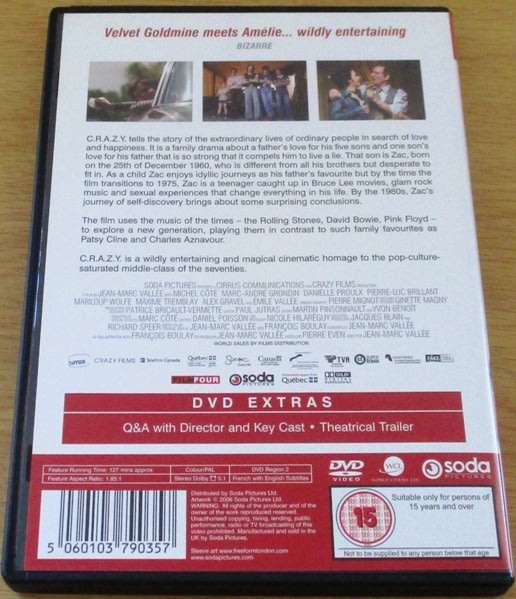 CULT FILM: C.R.A.Z.Y. DVD [DVD BOX 3]