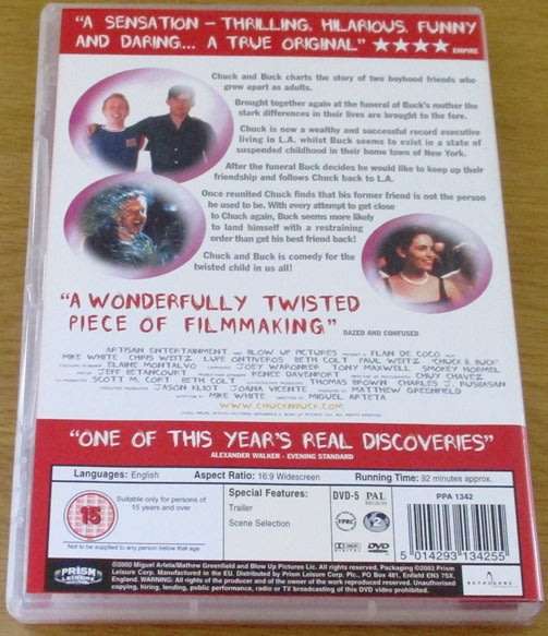 CULT FILM: Chuck and Buck DVD [DVD BOX 4]