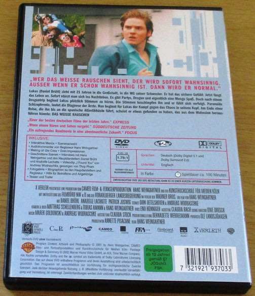 CULT FILM: Das Weisse Rauschen DVD [DVD BOX 4] GERMAN with English Subtitles