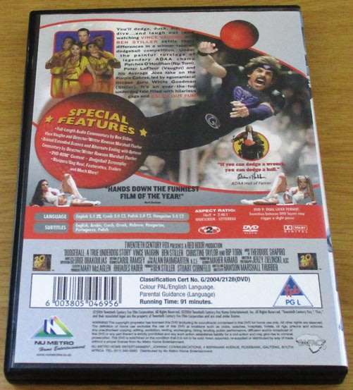 CULT FILM: Dodgeball DVD [DVD BOX 4] Vince Vaughn Ben Stiller