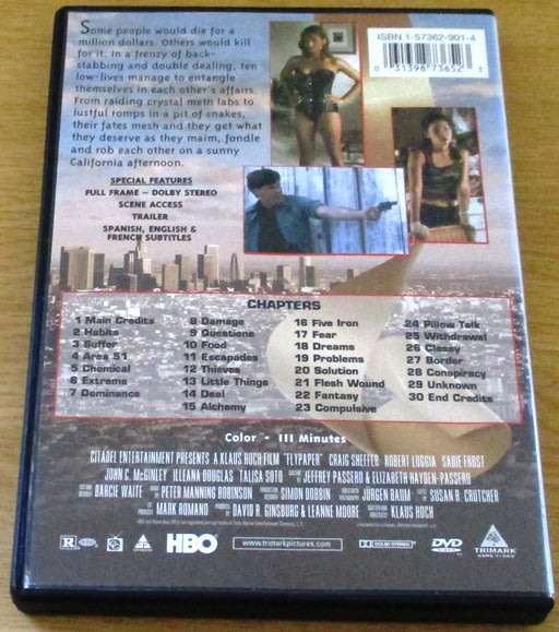 CULT FILM: Flypaper DVD  [DVD BOX 5] Lucy Liu