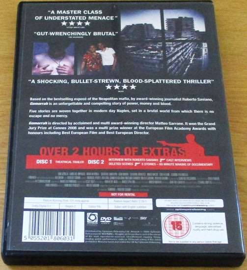 CULT FILM: Gomorrah DVD [DVD BOX 5]