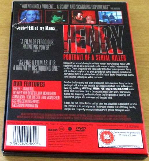 CULT FILM: Henry DVD [DVD BOX 5] The Full Uncut Version