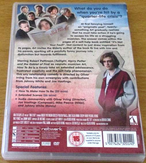 CULT FILM: How to Be DVD [DVD BOX 5] Robert Pattinson