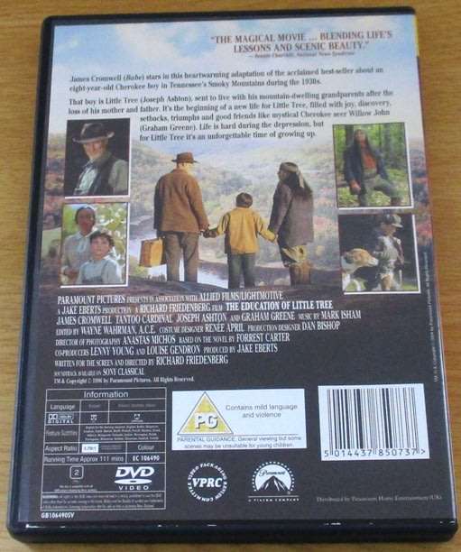 CULT FILM: The Education of Little Tree DVD [DVD BOX 6]