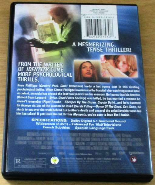 CULT FILM: The I Inside DVD [DVD BOX 6]