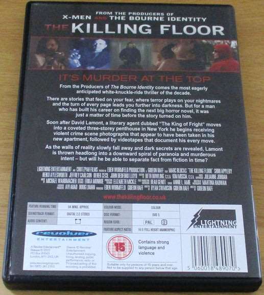 CULT FILM: The Killing Floor DVD [DVD BOX 6]