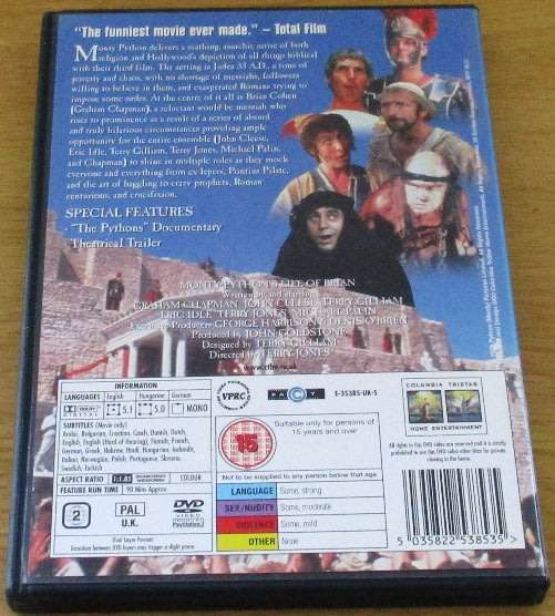 CULT FILM: Monty Python`s Life of Brian [DVD BOX 6]