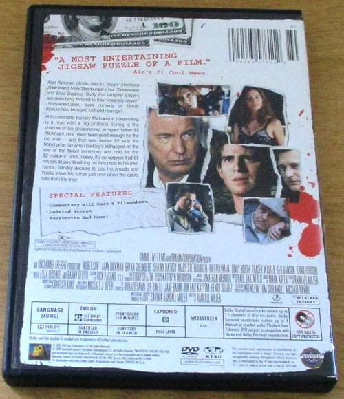 CULT FILM: Nobel Son DVD [DVD BOX 7] Alan Rickman