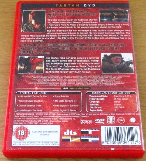 CULT FILM: The Ordeal [DVD BOX 7] FRENCH with English Subtitles