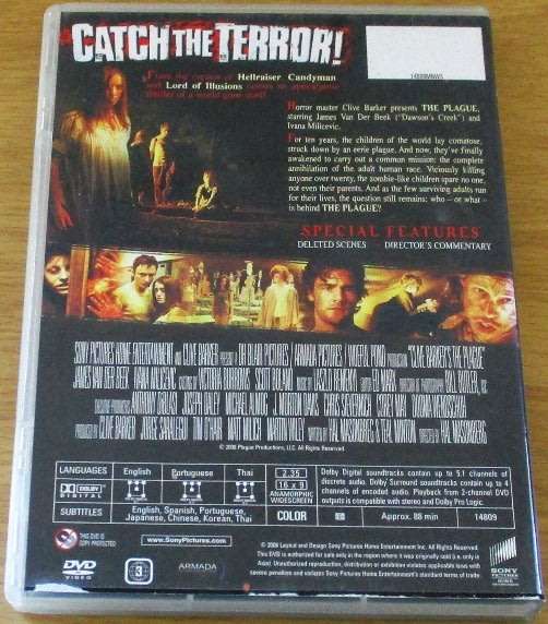 CULT FILM: The Plague [DVD BOX 7] Clive Barker