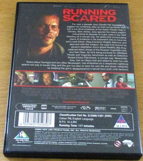 CULT FILM: Running Scared DVD [DVD BOX 8] Paul Walker