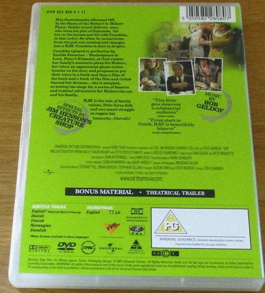 CULT FILM: Rat DVD [DVD BOX 8]