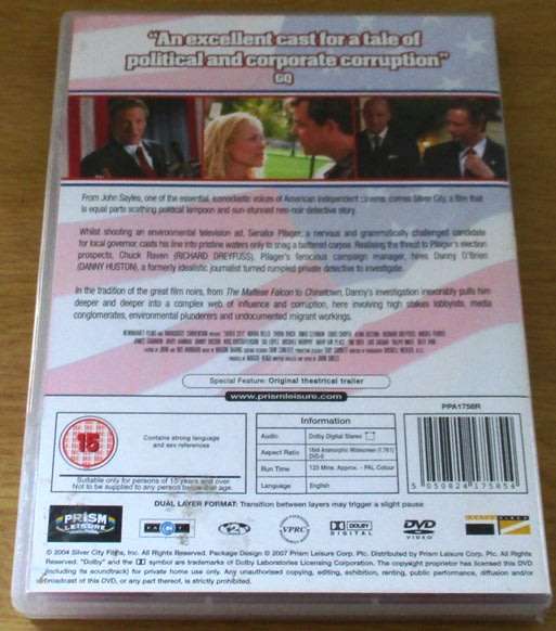 CULT FILM: Silver City DVD [DVD BOX 8] Daryl Hannah Richard Dreyfuss Tim Roth Billy Zane