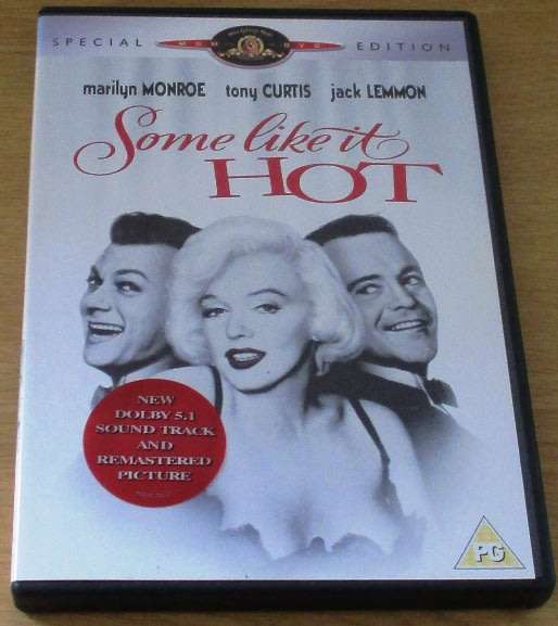 CULT FILM: Some Like it Hot DVD [DVD BOX 8] Marilyn Monroe Tony Curtis Jack Lemmon