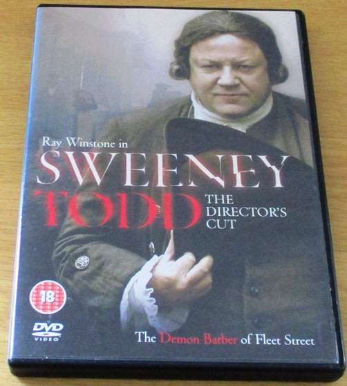 CULT FILM: Sweeney Todd The Director`s Cut DVD [DVD BOX 8] Ray Winstone