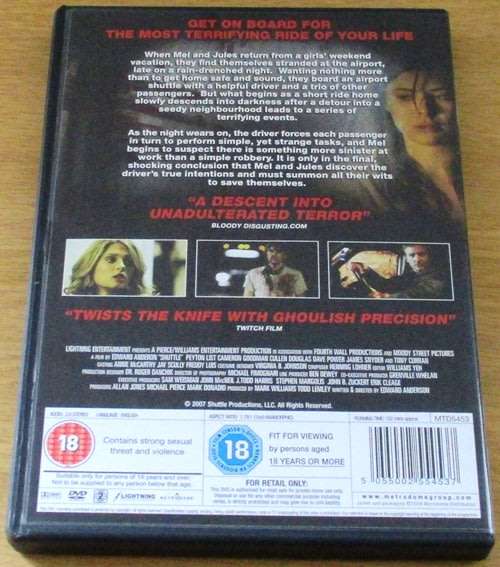 CULT FILM: Shuttle DVD [DVD BOX 8] CULT CLASSIC